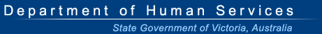 Department of Human Services Header logo